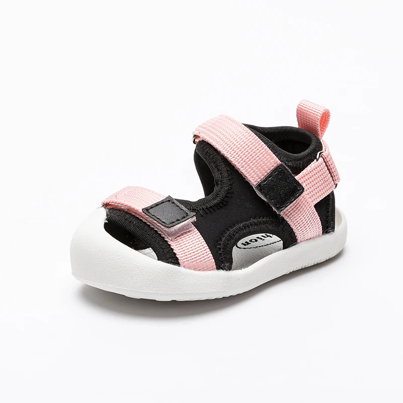 

NEXTAR 2019 baby sandals girls breathable baby summer shoes soft toddler sandals hot baby barefoot shoes popular newborn sandals