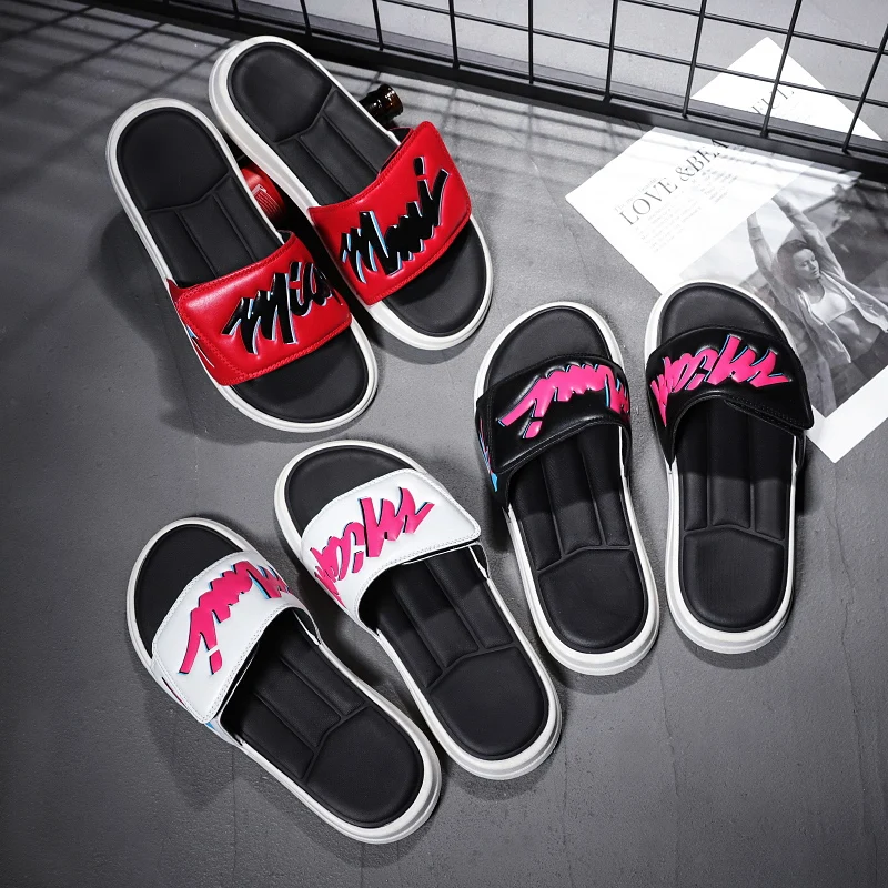 Summer Lovers Shoes Hollow Outs Beach Slippers Men Comfortable Indoor Casual Slippers Soft Bottom Bathroom Slippers  Anti Slip