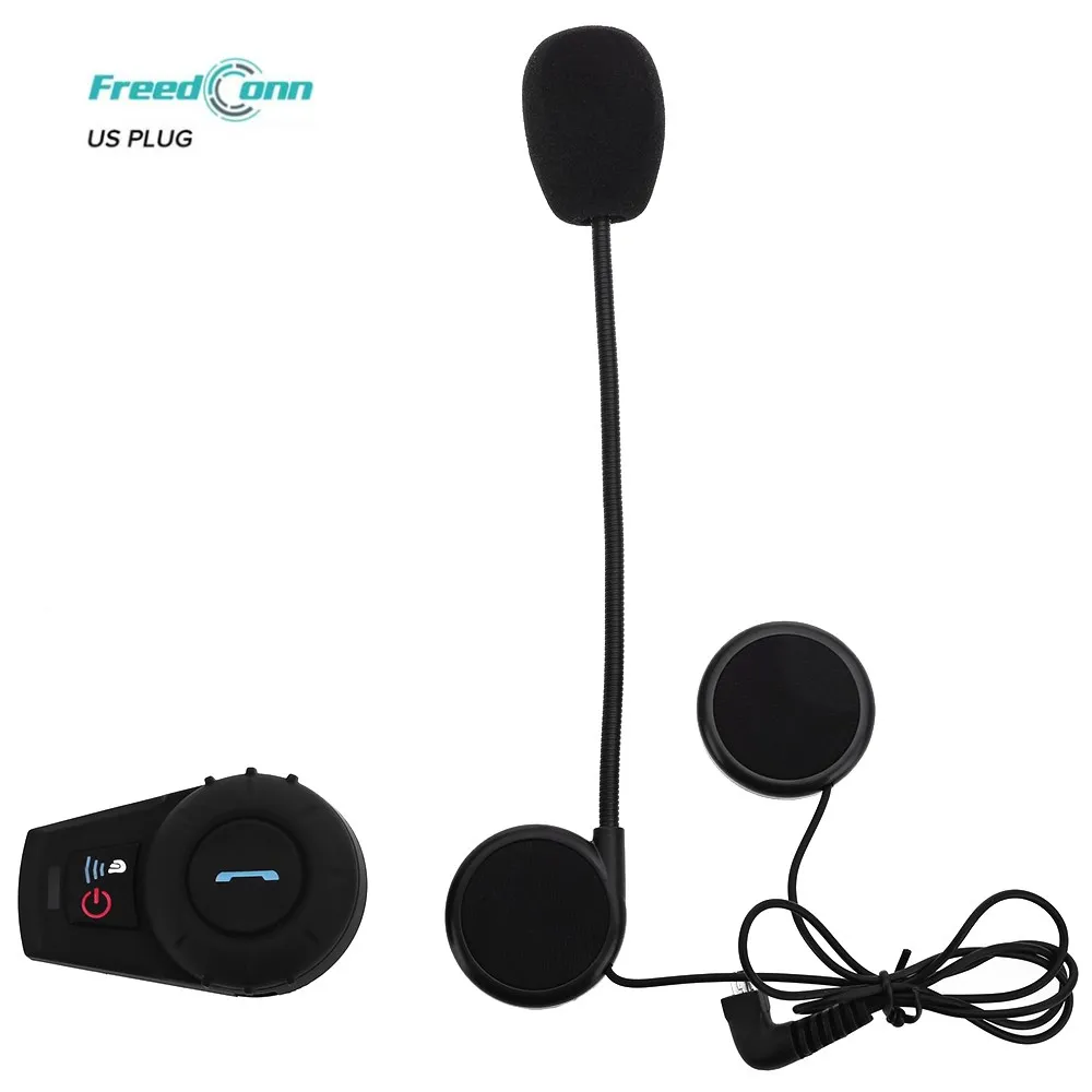 

FreedConn Bluetooth Intercomunicador Moto Waterproof Motorcycle Helmet Intercom Up To 500M DSP Noise Reduction US Plug