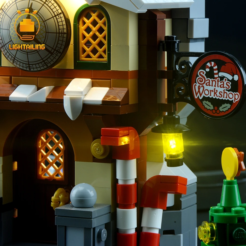  LIGHTAILING DIY LED Light Up kit For Christmas Santa's Workshop Building Model Block Lighting Set C - 32792831004