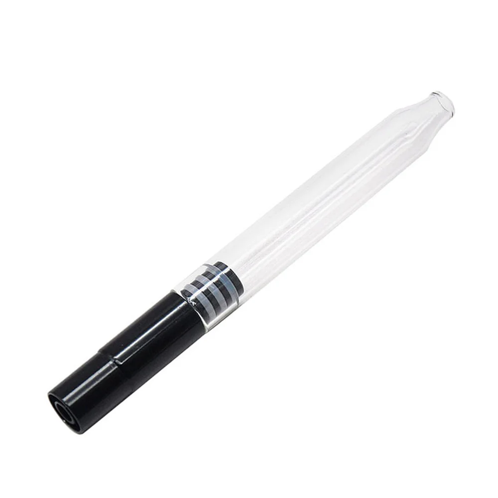 Шланг мечты стеклянный кальян шланг 240 мм алюминий со стеклянной ручкой Chicha наргиле костюм 12 мм силиконовые водопроводные трубы трубка - Цвет: Black