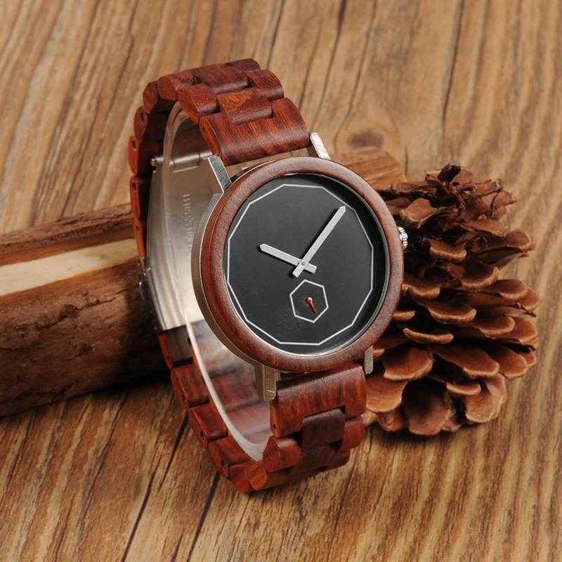 M29 red wooden watch 1