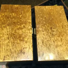 Золотая Фиби лубулярная чжэньнань дерево Сычуань твердый ящик для хранения ювелирных изделий с закрученным золотом и водой капля зерна достойные целекции