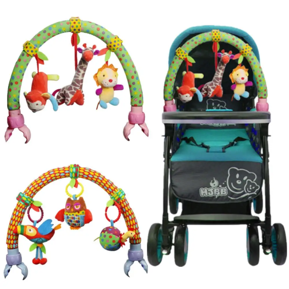 40 De Reduction Sur Les Jouets De Voyage Pour Bebe Arche Suspendue Barre D Activite Lit De Bebe Jouet Avec Hochet Aliexpress