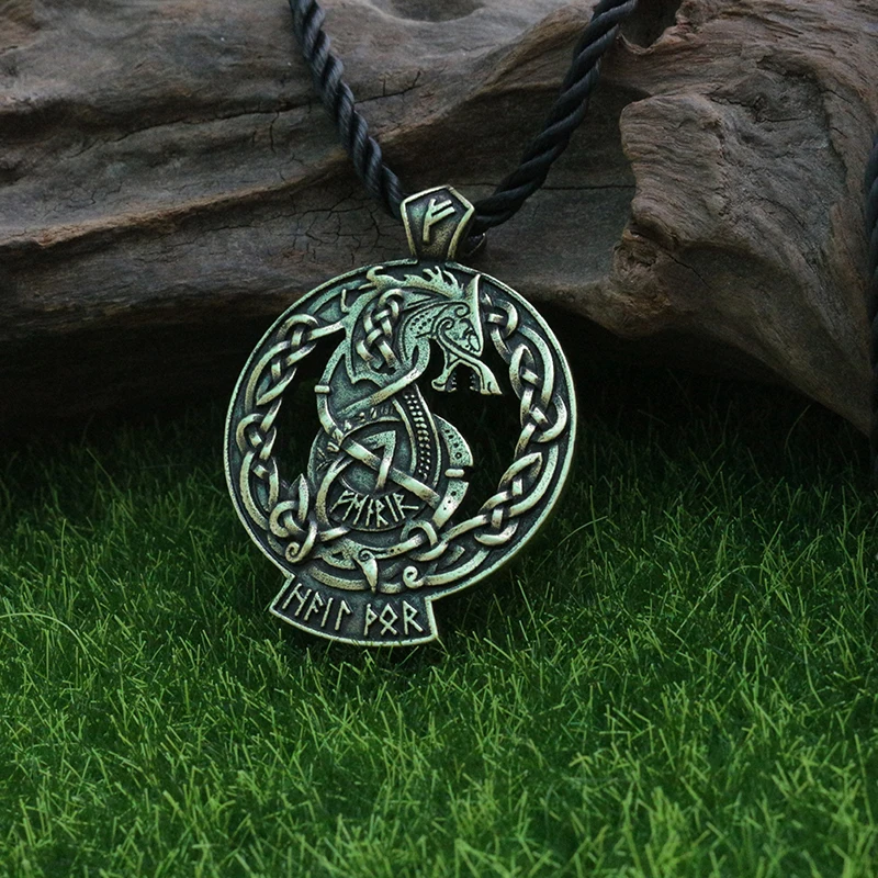 1 шт. Мужская подвеска Fenrir Wolf Tyr Odin Viking Valhalla|norse pendant|viking pendantpendant men |