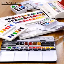 Sennelier/shennelier мед Вода цвет пигмент из Франции 36 цвет студента художника ТВЕРДАЯ ВОДА цвет