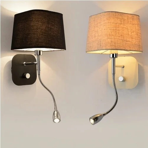 Bedroom Wall Sconces For Reading wholesale free shipping bedroom modern wall lamp swing arm wall sconce bedside wall lighting reading Creative Fabric Wall Sconce Band Switch Modern Led Reading Wall Light Fixtures For Bedroom Wall Lamp Bedroom Wall Sconces For Reading swing arm lighting task lighting adjustable work lamps extending wall mounted bedside wall lighting led reading lights with switch sconces swing arm wall Creative Fabric Wall Sconce Band Switch Modern Led Reading Wall Light Fixtures For Bedroom Wall Lamp