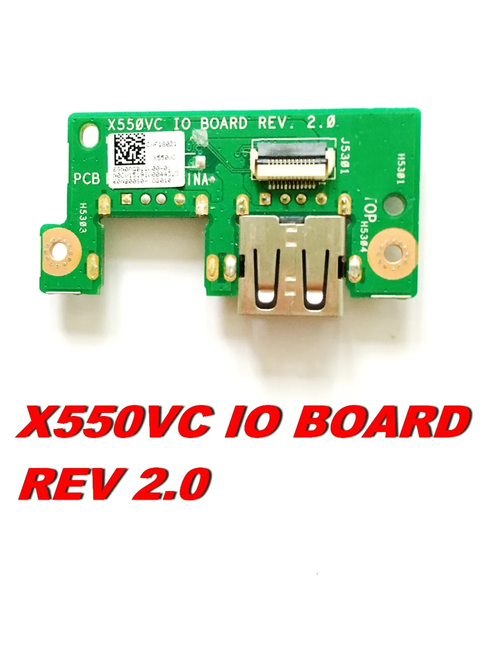 Original For ASUS X550VC USB BOARD X550VC IO BOARD REV 2 0 Tested good Free shipping