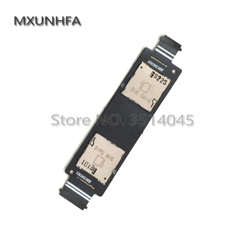 

MXUNHFA 10pcs/lot SIM Card Reader Holder For Asus zenfone 5 A500CG A501CG Slot Socket Connector Flex Cable Replacement Parts