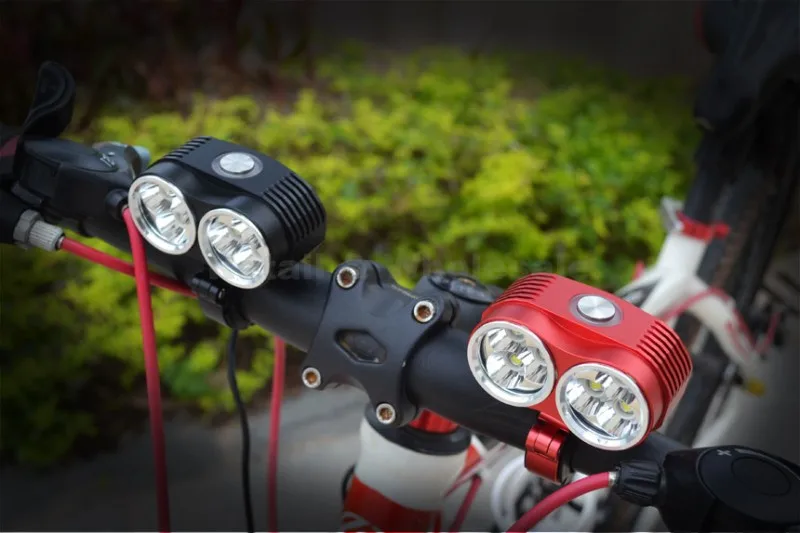 

A60 Led Bike Light 10000 Lumens 6 x Cree XM-L T6 Bicycle Front Light Cycling Lamp flashlight + Battery Pack + Charger