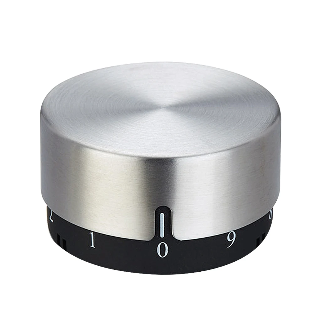 

Magnetic Mechanical Timer Stainless Steel Cylinder Timer Kitchen Countdown Timer Alarm Count Up Down Clock to 60 Minutes