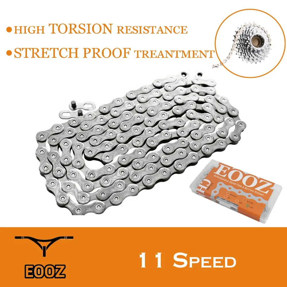 

EOOZ Mountain Bicycle Road Bike Chain 11 Speed bike chain 116 links