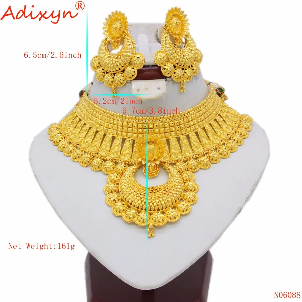 Adixyn Indian Big Heavy Jewelry Sets 