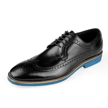 new italian Style real cow full grain leather qshoes shoes mens business dress casual men fashion pointed toe shoe y159231-906