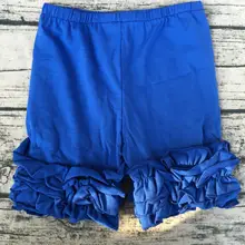 Новинка года; Лидер продаж; детские короткие изысканные мягкие хлопковые шорты с оборками; Детские однотонные шорты