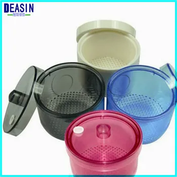 

High Quality 3PCs Plastic Dental Burs Cleaning Box Disinfection Autoclave Box