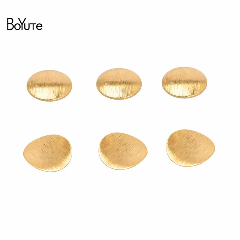 BoYuTe (100 Pieces/Lot) Metal Brass Curve Geometric Sheet Diy Hand Made Jewelry Accessories Wholesale | Украшения и аксессуары