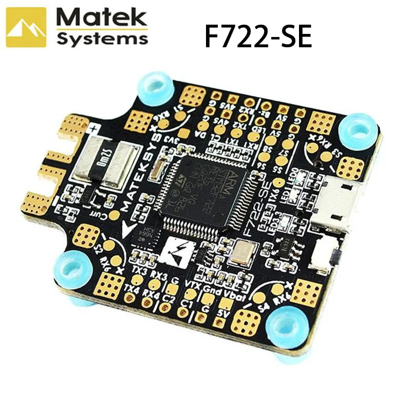 Система управления полетом matek F722 SE F7 Dual Gryo черный датчик тока AIO OSD BEC для
