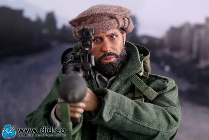 

1/6 Super flexible figure The Soviet-Afghan War 1980s Afghanistan Civilian Fighter 12" action figure doll Collectible Model toy