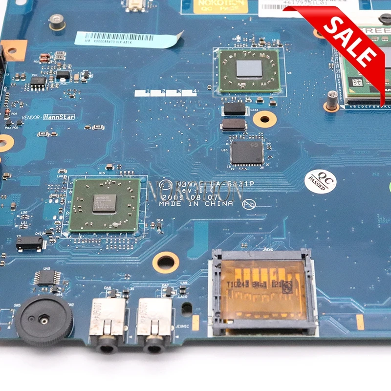 NOKOTION для ноутбука Toshiba Satellite L450D L455D материнская плата LA-5831P K000085470 K000085480 материнская плата cpu