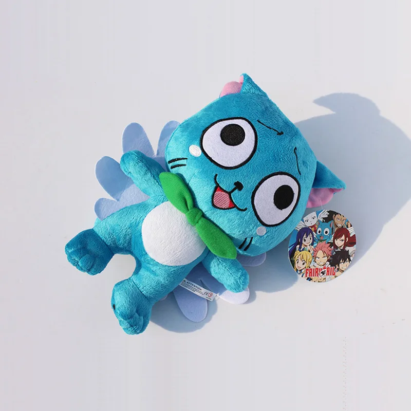 Аниме Феи хвост счастливый синий Кот плюшевые игрушки мягкие 1" 30 см куклы с биркой подарок на день рождения для детей розничная