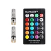 2 шт./компл. SUNKIA T10 W5W светодиодные автомобильные лампы светодиодные лампы RGB с дистанционным управлением 194 168 501 стробоскопические лампы для ... ► Фото 2/6