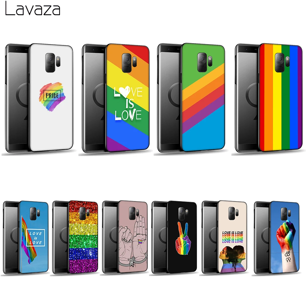 

Lavaza Gay Lesbian LGBT Rainbow Soft Case for Galaxy A3 A5 2016 2017 A6 plus A7 A8 A9 J6 2018 A10 30 40 50 70