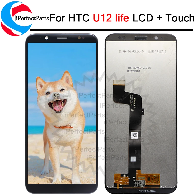 

6.0" For HTC U12 life LCD Display with Touch Digitizer Screen Assembly Replacement Parts For HTC U12 life LCD Display