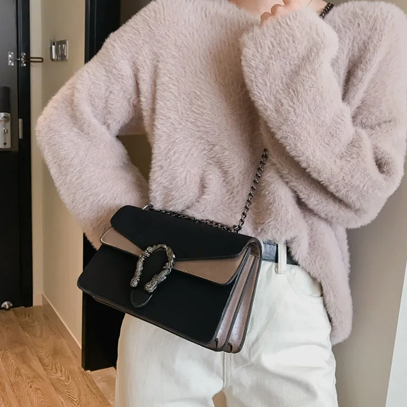 Women Fashion Design Chains Shoulder Bag Luxury Leather Female Exuqisite Handbag Holiday Crossbody Lady Casual Flap Bolsa SS3497 (15)
