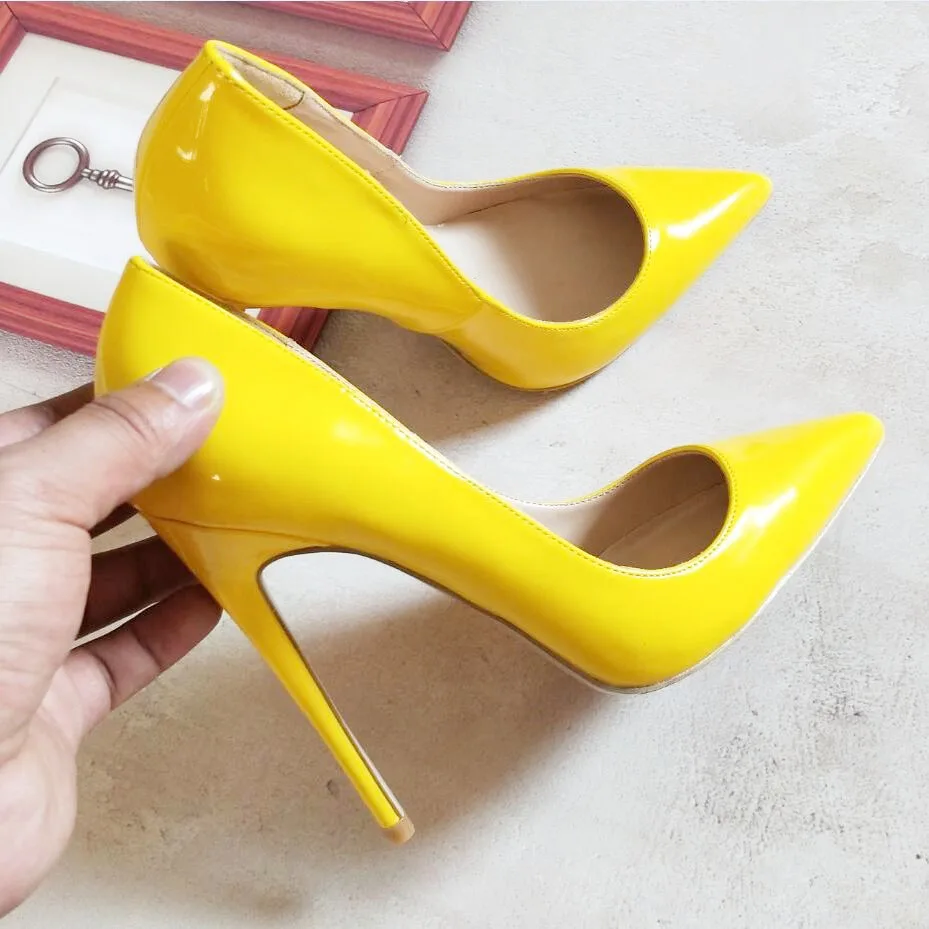 Neon Yellow Jimmy Choo wedding shoes