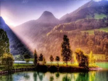 

Natural landscape Diamond Painting bank Natural scenery DIY Diamond embroidery full round color bank scenic Diamond painting