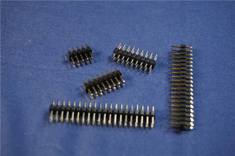 

100pcs 0.079" 2.0 mm Dual Row PCB Male Header 2 Pin 4 6 8 10 12 14 16 18 20 22 24 26 30 34 40 44 50 60 80 Pin Through Hole