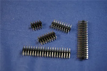 

100pcs 0.079" 2.0 mm Dual Row PCB Male Header 2 Pin 4 6 8 10 12 14 16 18 20 22 24 26 30 34 40 44 50 60 80 Pin Through Hole