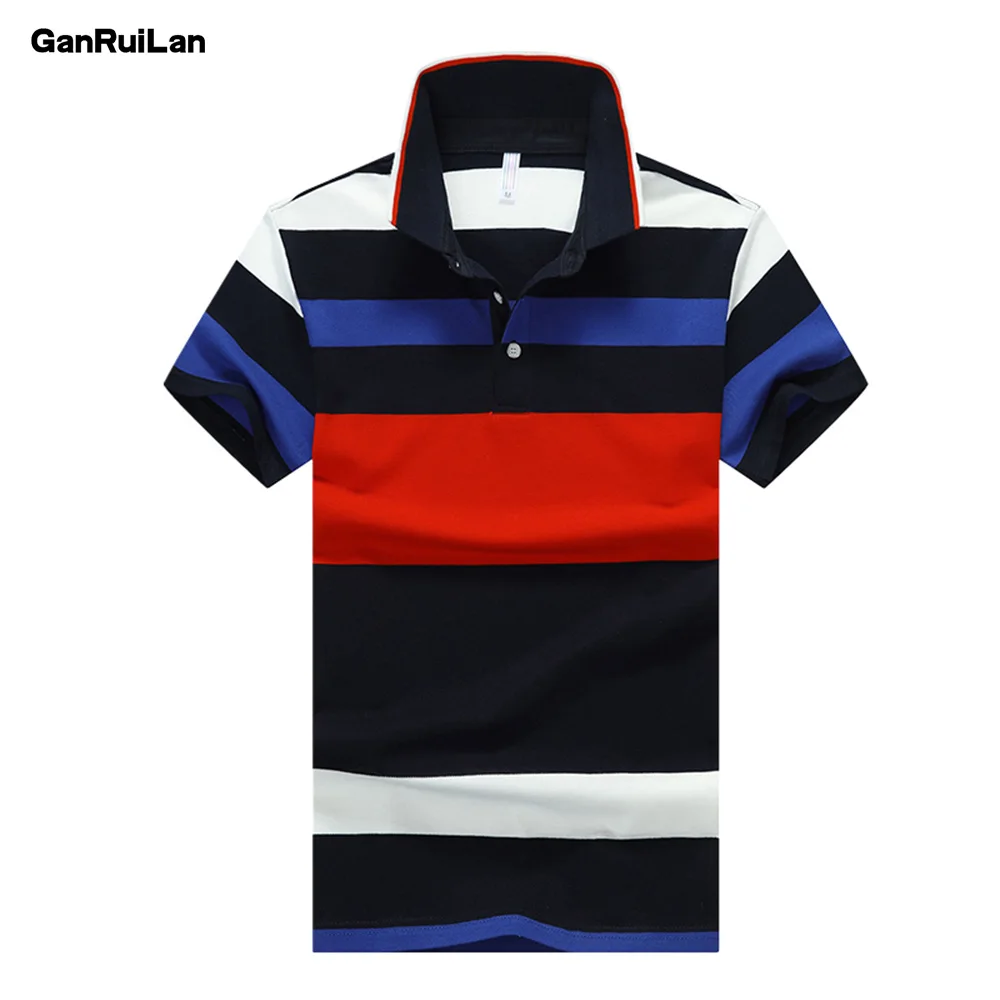 Высокое качество топы Для мужчин Поло рубашка D esigual Для Мужчин's 92% хлопковая рубашка-поло с коротким рукавом, Спортивная кофта Эннис B0401