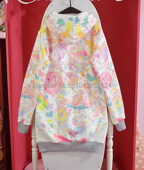 Colorful Kawaii Fairy Kai Hoodie 2