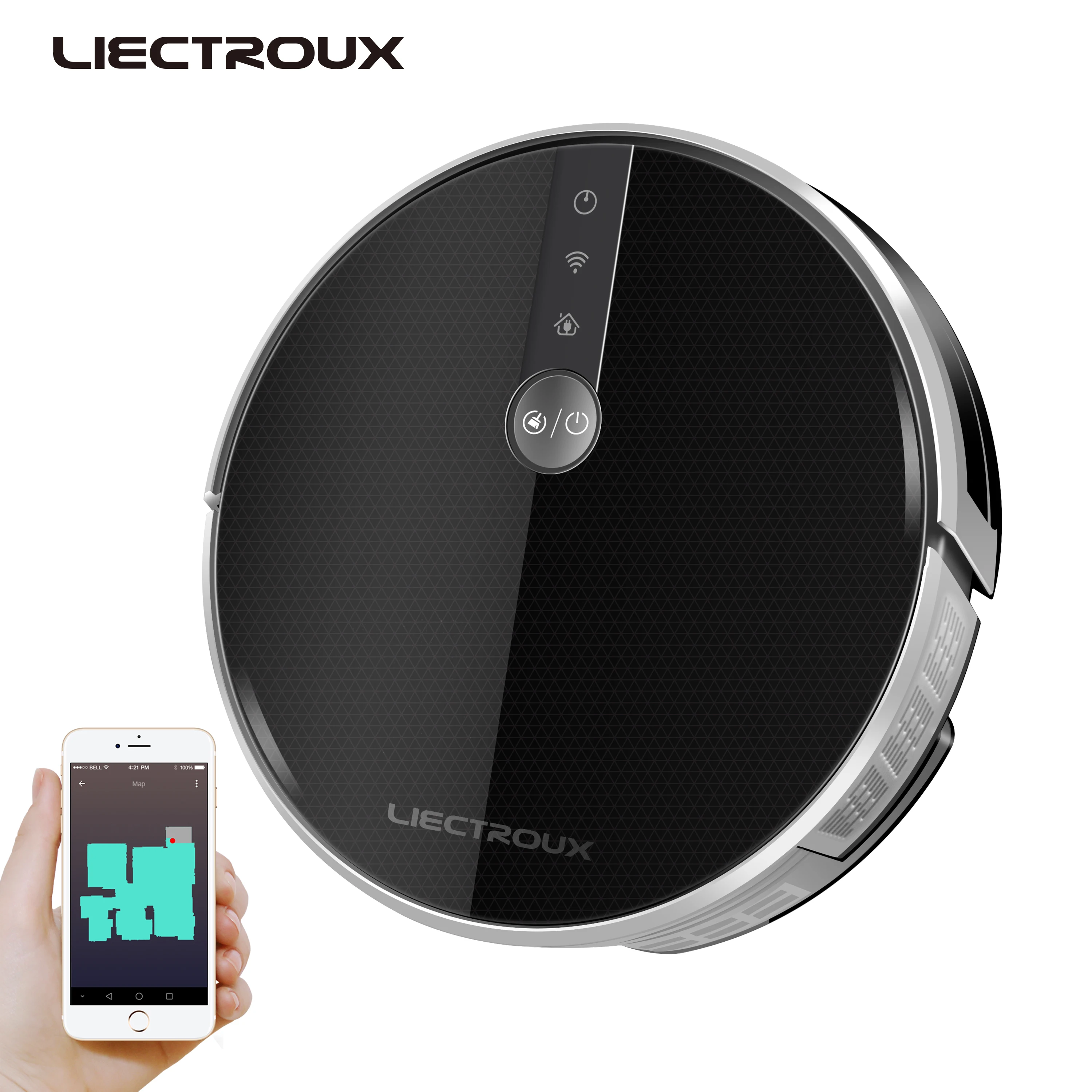 Liectroux C30b Robot Vacuum Cleaner Map 