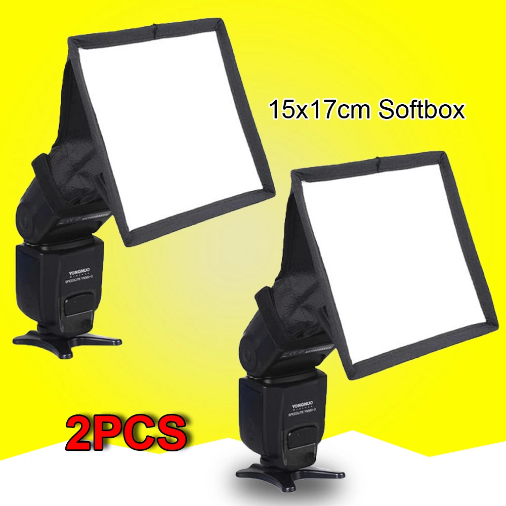 2pcs YongNuo Flash Speedlight Soft Box Case Bounce Diffuser for Nikon SB800 2pcs YongNuo Flash Speedlight Soft Box Case Bounce Diffuser for Nikon SB800