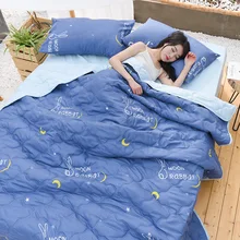 Тонкое одеяло с рисунком звезды и Луны, покрывало для кровати, двуспальное одеяло с фламинго, летнее одеяло для детей, мужчин и взрослых