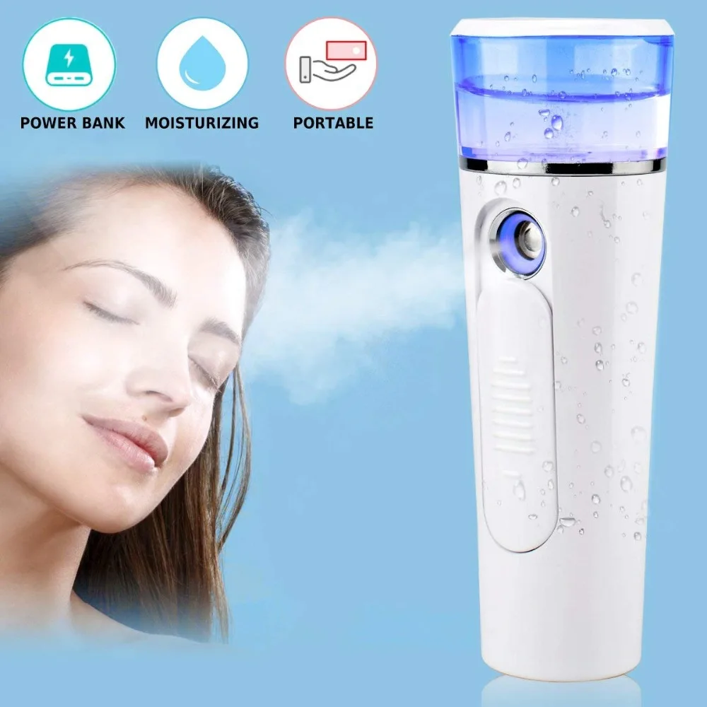  Nano Facial Steamer Face Steamer Spa Spray Mister for Moisturizing Rechargeable Nebulizer Skin Care