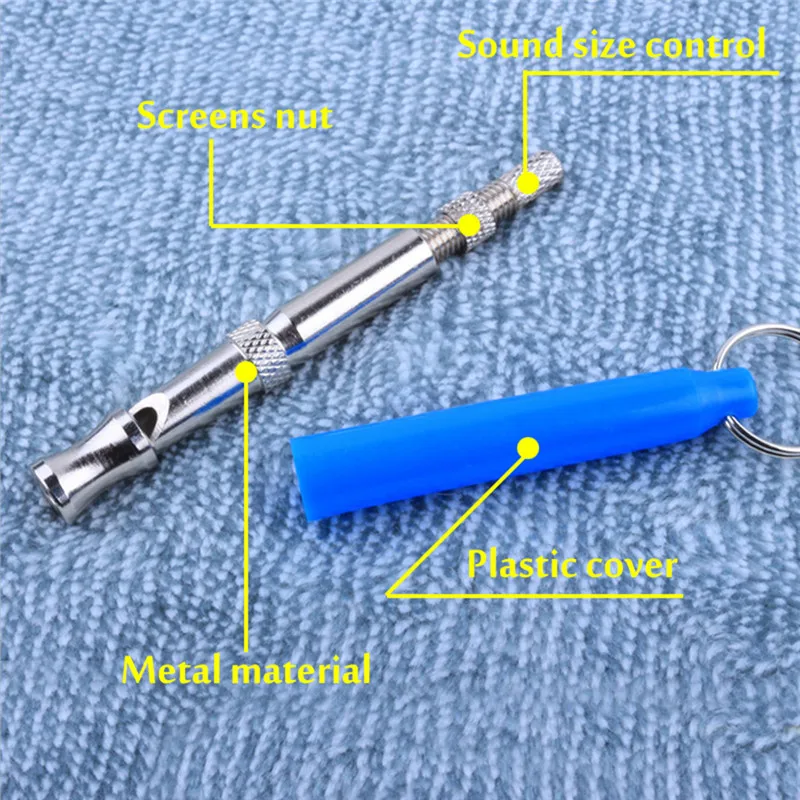 Ultrasonic Dog Repeller 90mm Pet Dog Training Adjustable Whistle Pitch Anti Bark Pet Supplies8