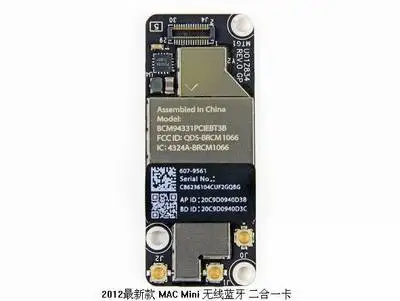 BroadCom BCM4331 BCM94331PCIEBT3B BCM94331PCIEBT3 BCM94331PCIEBT3AX BCM94331PCIEBT3BAX BT4.0 WLAN карты для Mac A1347 661-6040