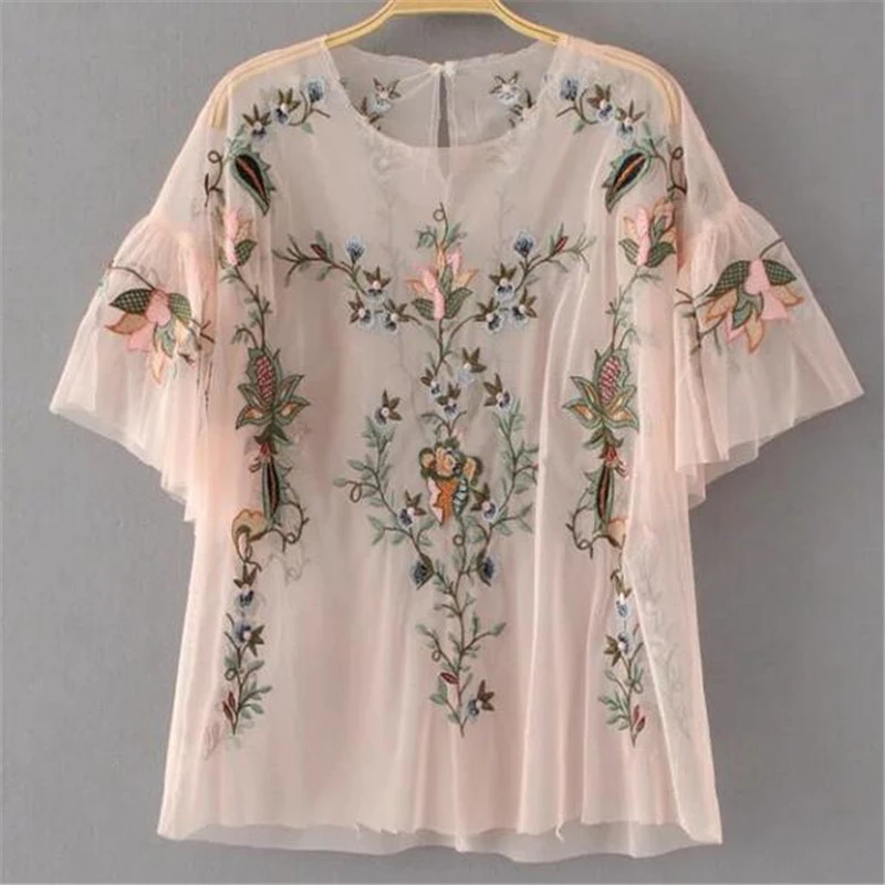 womens summer gauze tops