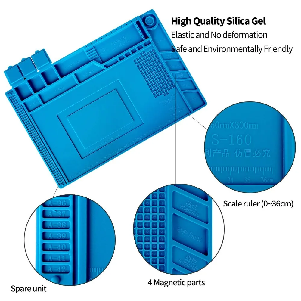 Heat Insulation Silicone Pad Desk Mat 03