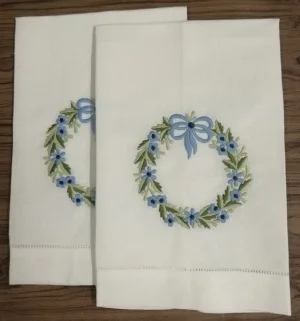 Набор из 12 носовых платков белое льняное сшитое чайное полотенце-14x22 "ткань для гостей, кухонное полотенце для ванной комнаты с цветочной