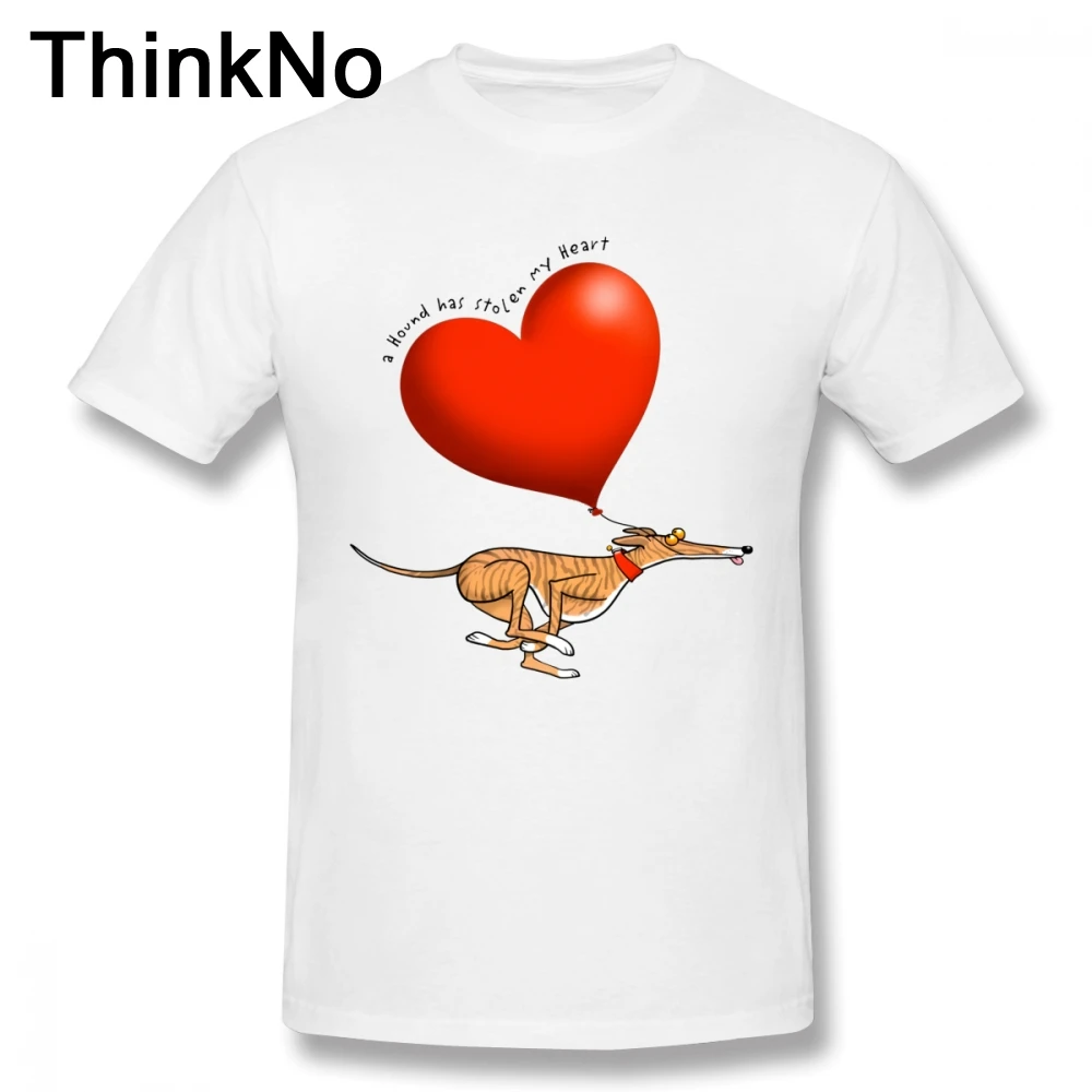 Men Stolen Heart Brindle Hound T shirt Plus szie Hot sle Dog Tees Gift | Мужская одежда