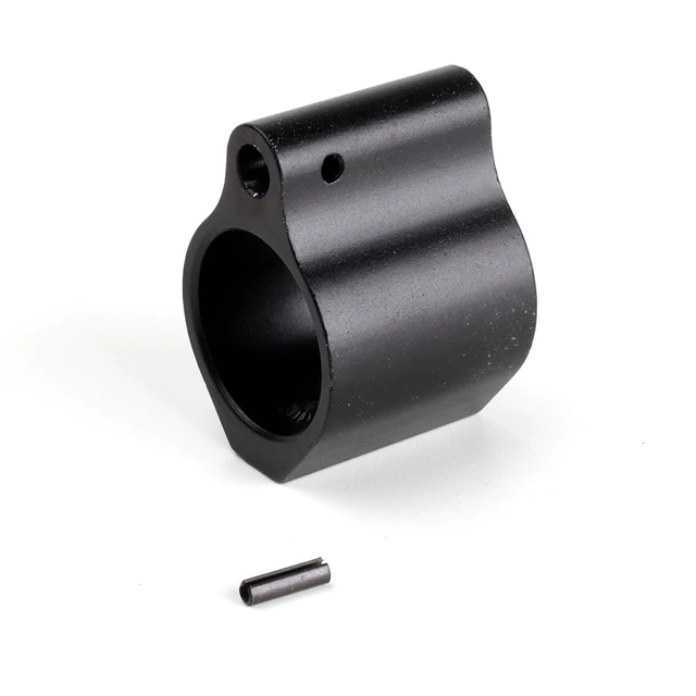 US $4.99 Tactical Ohhunt Aluminum Gas Block Low Profile Set Screw Standard Barrel 0.750 Inch Inside Diameter