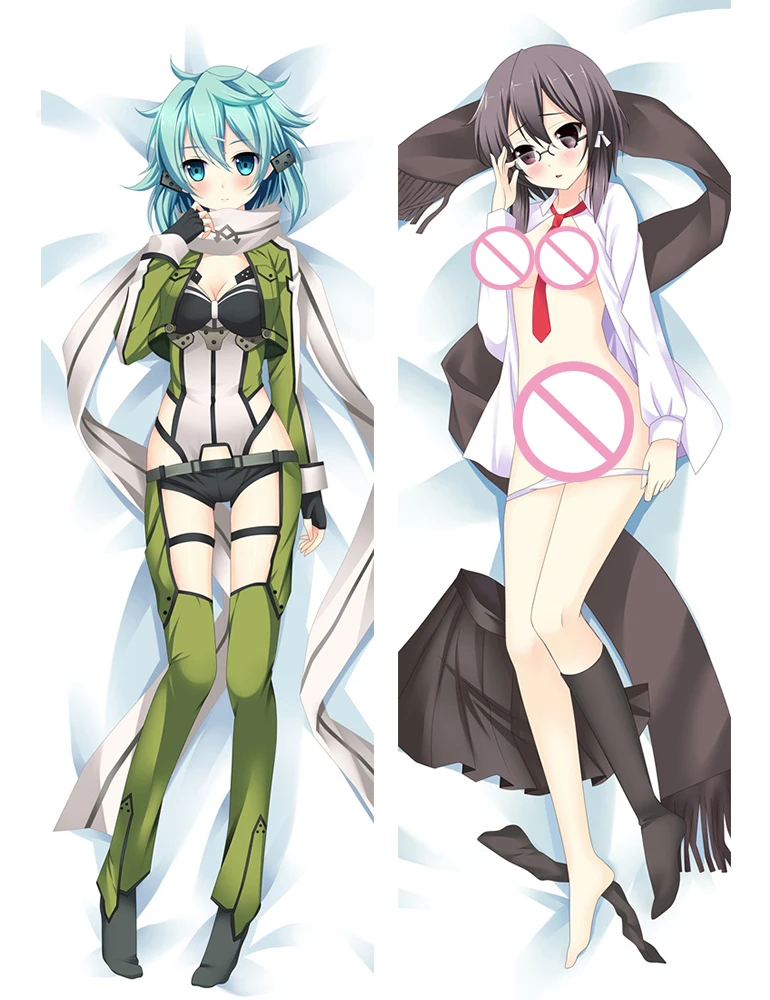 2017 July update Anime Sword Art Online Kirigaya Suguha & Yuuki Asuna Asada Shino Подушка Dakimakura чехол для тела