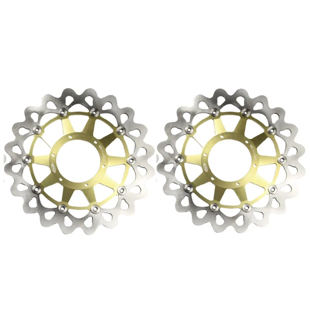 2x Motorcycle Front Brake Rotors Disc Braking Disks L/R for Honda CBR 1000 RR CBR1000RR 2008-2011 CBR 1000RR ABS 2009 2010 2011 pair motorcycle front brake rotors disc stainless steel braking disks l r for yamaha xp t max tmax 500 abs 2008 2011 2010 2009