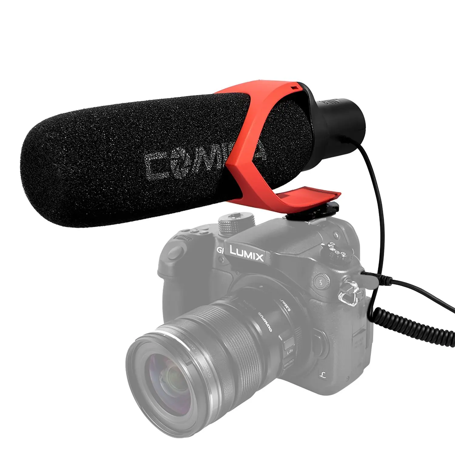 

Folote CVM-V30 Camera Microphone Super-Cardioid Directional Condenser Photography Interview Lightweight Video Microphone