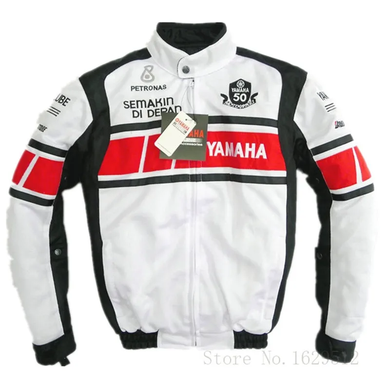 

Super Speed MOTOGP Racing Jacket For YAMAHA Factory Team 50th Years Edition Breathable Textile Motorcycle Protective Jacket